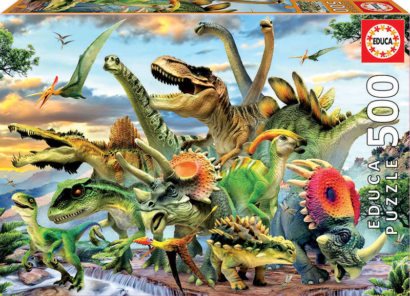 Dinosaurs 500Pc Educa