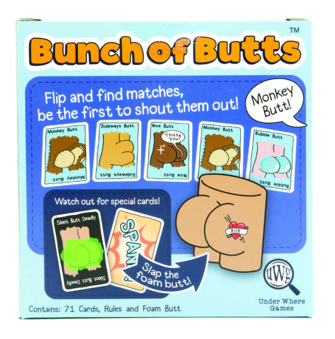 Bunch of Butts Card Game