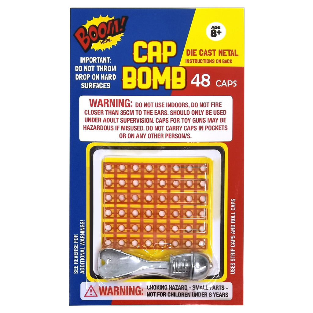 Exploding Cap Balls Cap Bomb with 48 Shots — Games World South Australia