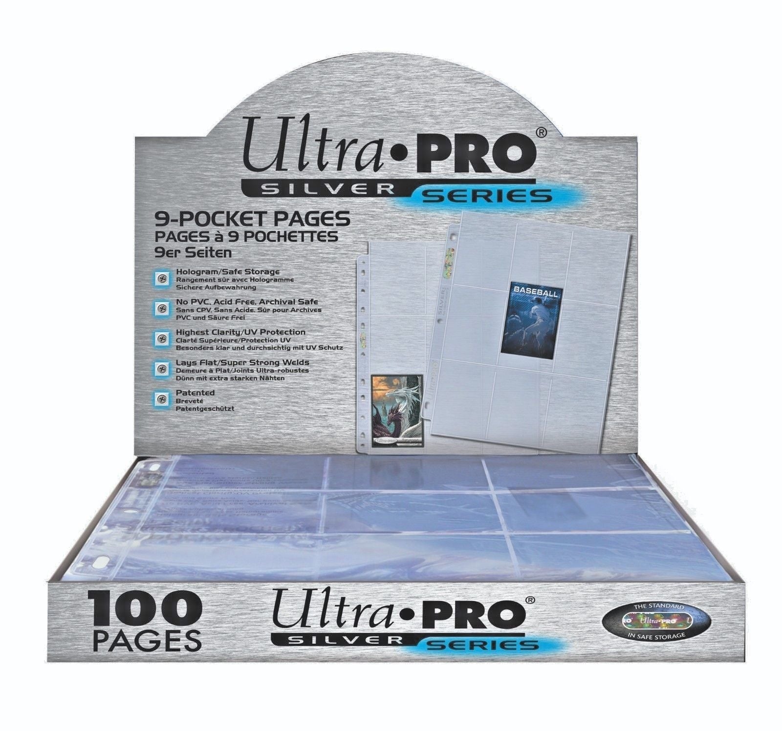 9-Pocket Pages Silver Series UltraPro - Hologram