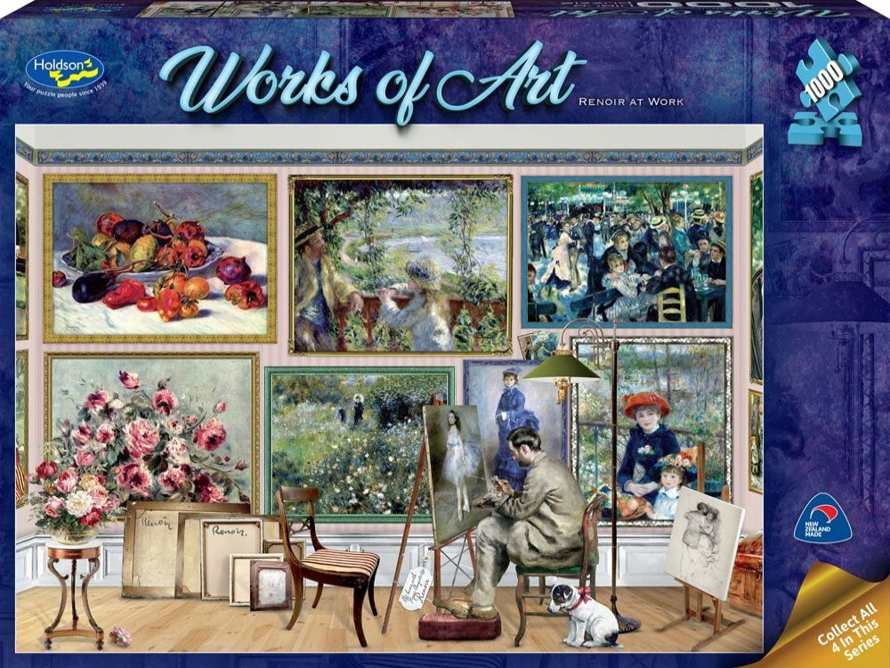 Renoir at Work - Works of Art 1000pc