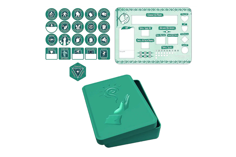 Wizard: Dungeons & Dragons Class Token Set