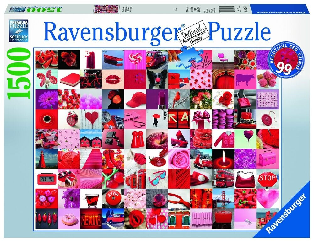 99 Beautiful Red Things Puzzle 1500pc
