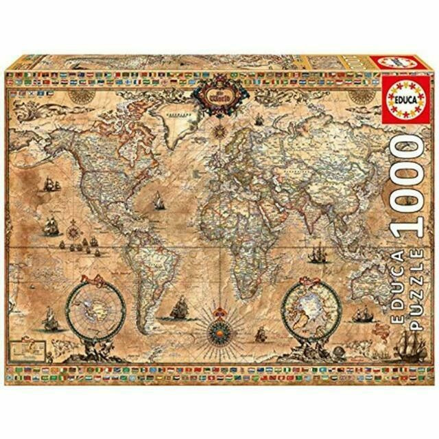 Antique World Map 1000P