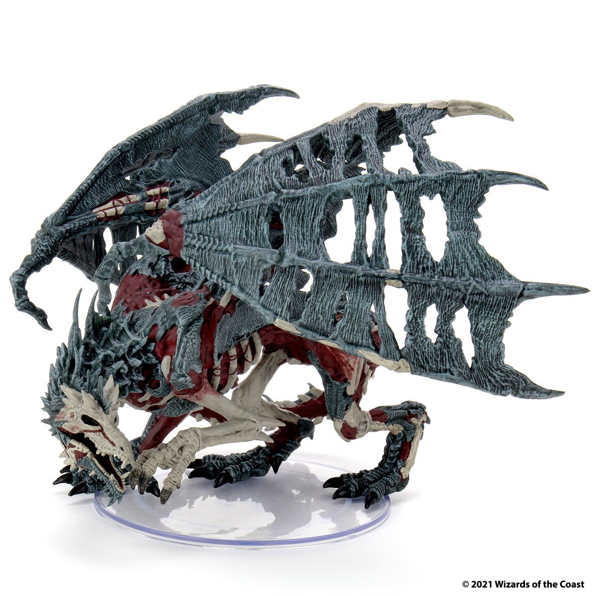 Adult Green Dracolich - Boneyard Premium Miniature - D&D 5e - Icons of the Realm Minis (Set 18)