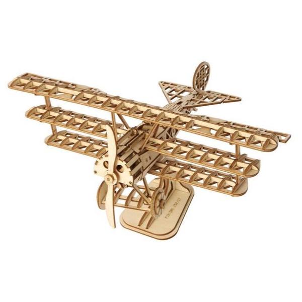 AIRPLANE - CLASSICAL 3D WOODEN - ROBOTIME