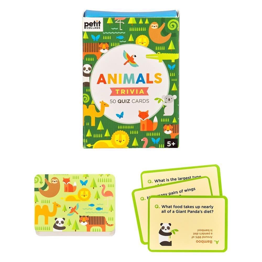 Animal Trivia Cards - PETIT COLLAGE