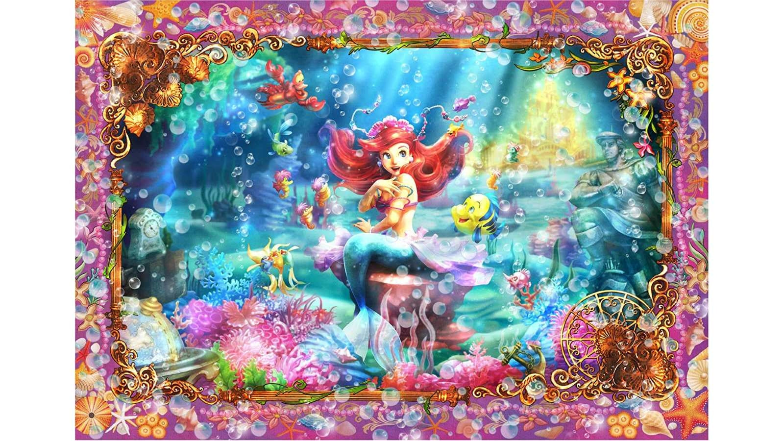 Ariels Beautiful Mermaid Puzzle 266 pieces - Tenyo Puzzle Disney