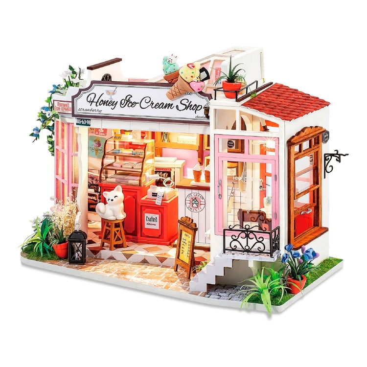 HONEY ICE-CREAM SHOP - DIY MINI HOUSE - ROBOTIME