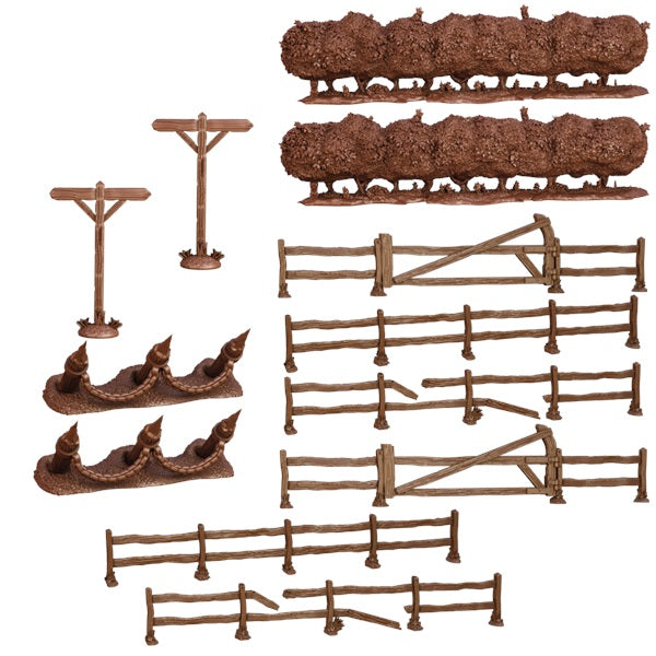 Battlefield Fences & Hedges - Terrain Crate