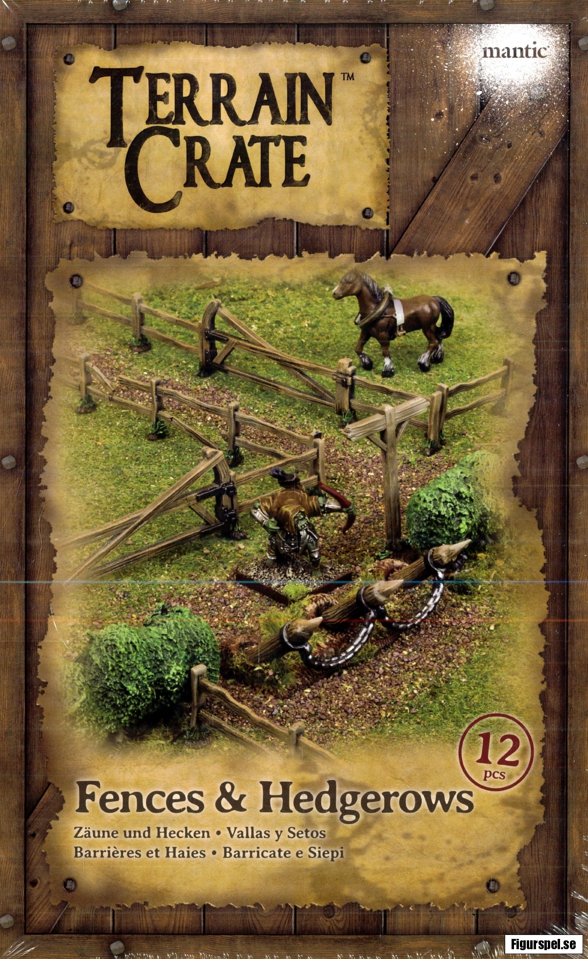 Battlefield Fences & Hedges - Terrain Crate