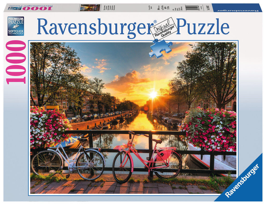Bicycles in Amsterdam Puzzle 1000p - RAVENSBURGER