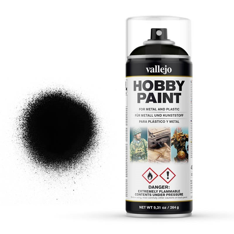 Black Primer - Aerosol (400ml) - Vallejo