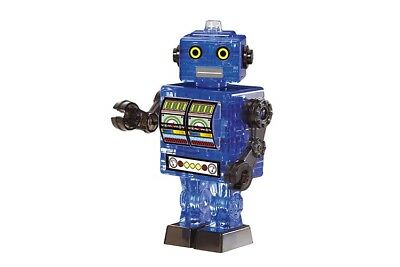Blue Tin Robot - 3D Crystal Puzzle