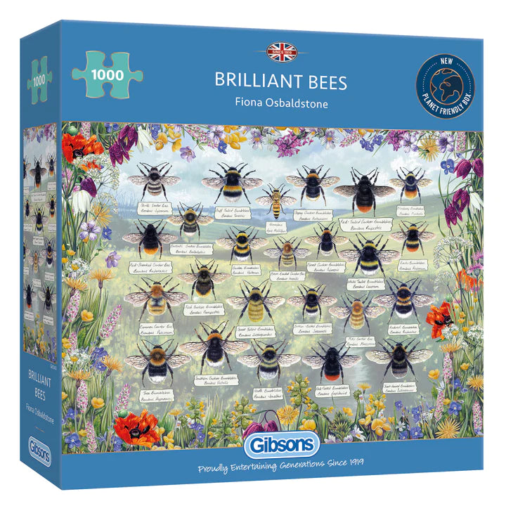 Brilliant Bees 1000pc - Gibsons