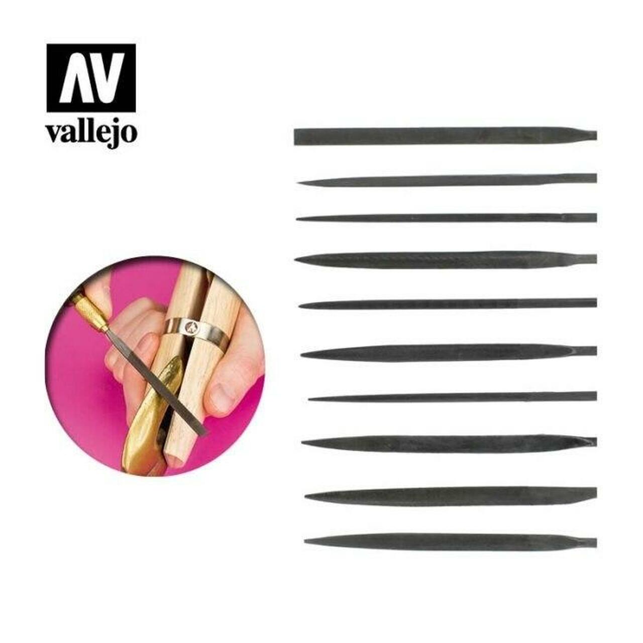 Budget Needle File Set (10) - Vallejo Hobby Tools