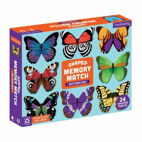 Butterflies - Shaped Memory match