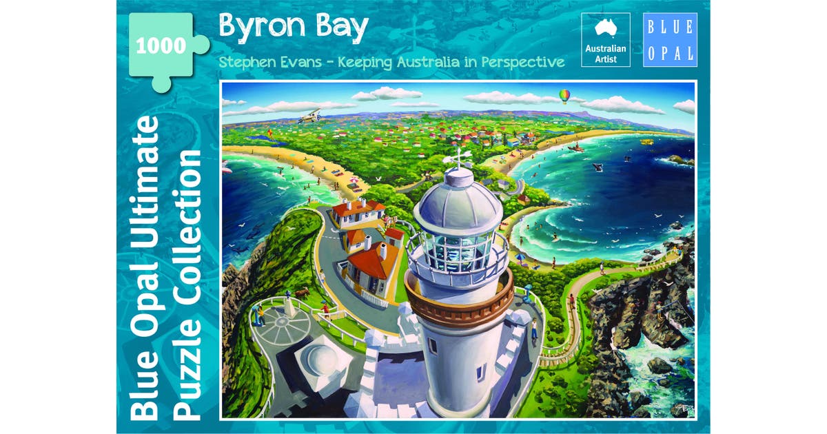 Byron Bay - Steve Evans - Keeping Australia in Perspective - Blue Opal