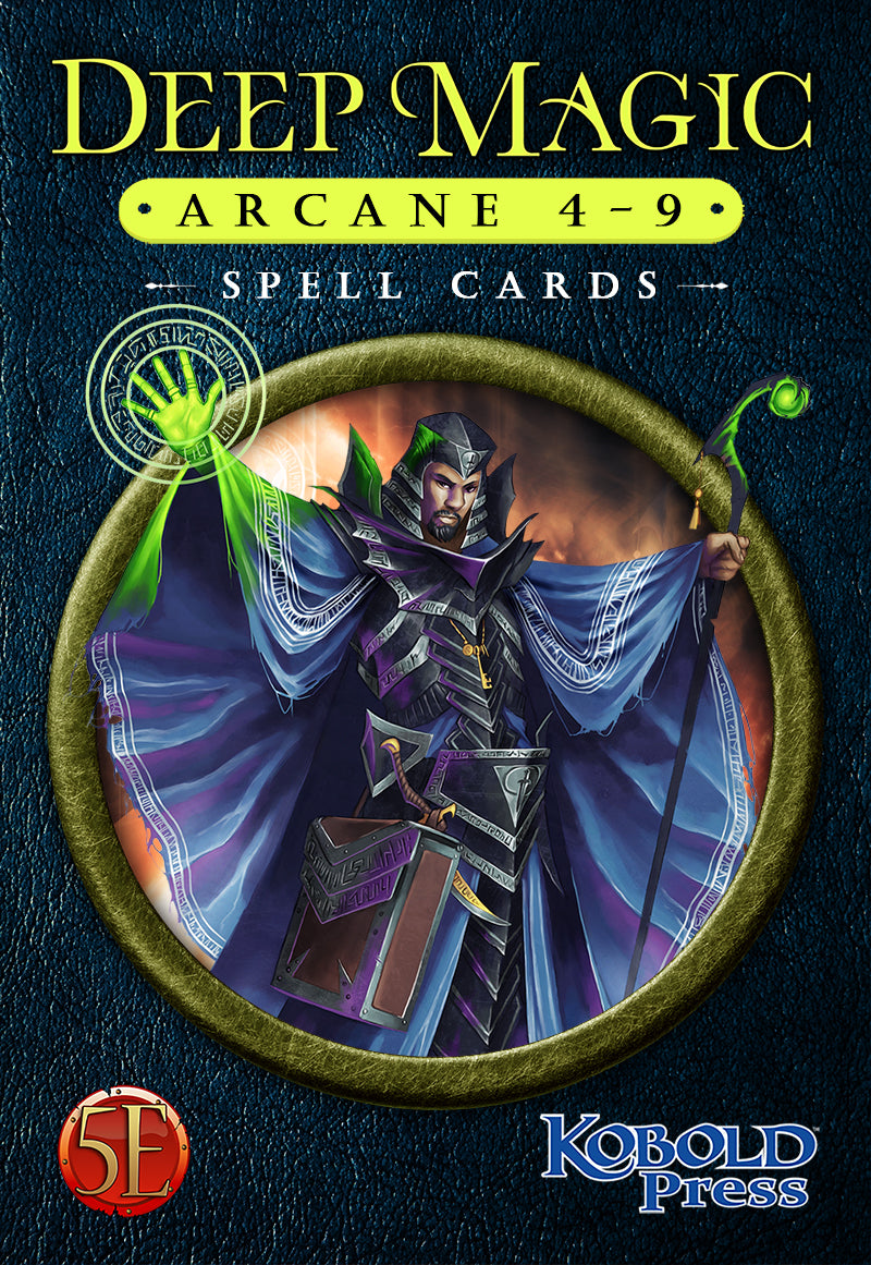 Arcane 4-9- Spell Cards- Kobold Press