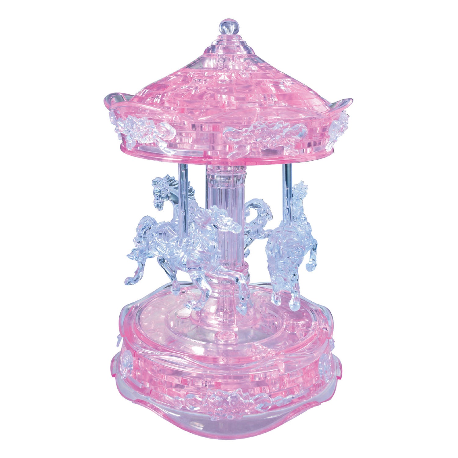 Carousel Pink - 3D Crystal Puzzle