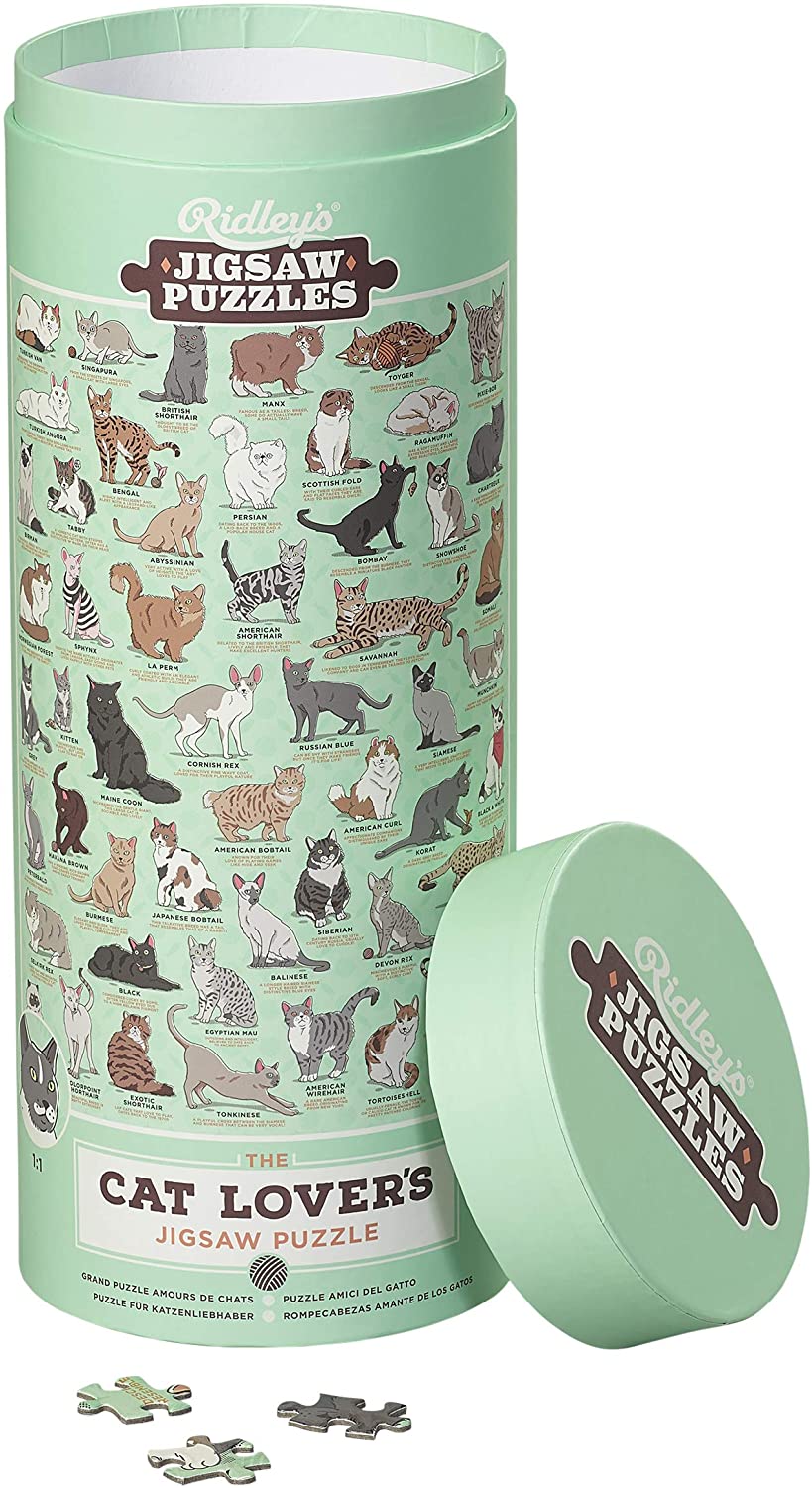 Cat Lover's Jigsaw Puzzle In Tube - Ridley's