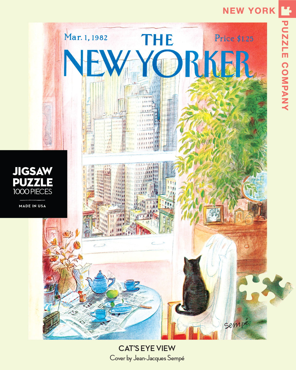 Cats Eye View - The New Yorker 1000 pc
