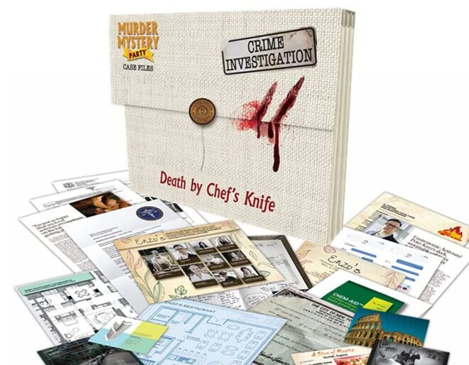 Death By Chefs Knife - Murder Mystery Case Files