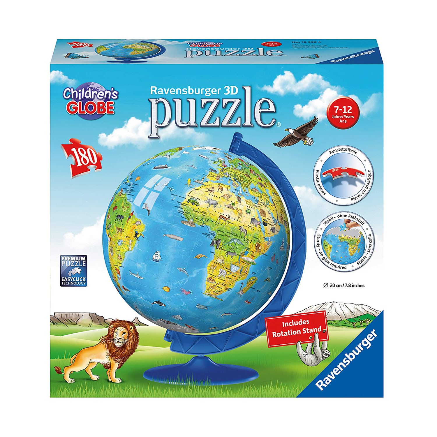 Childrens Globe 3D Puzzleball 180pc