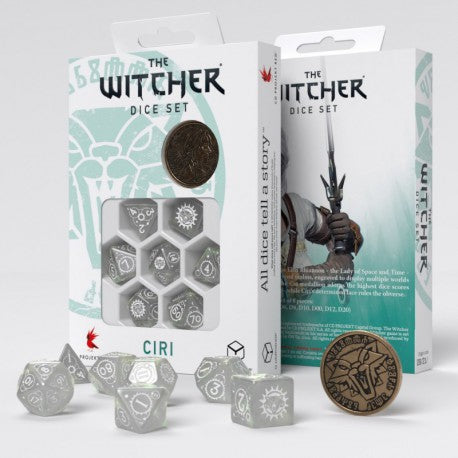 Ciri- The Lady of Space and Time- The Witcher Dice Set