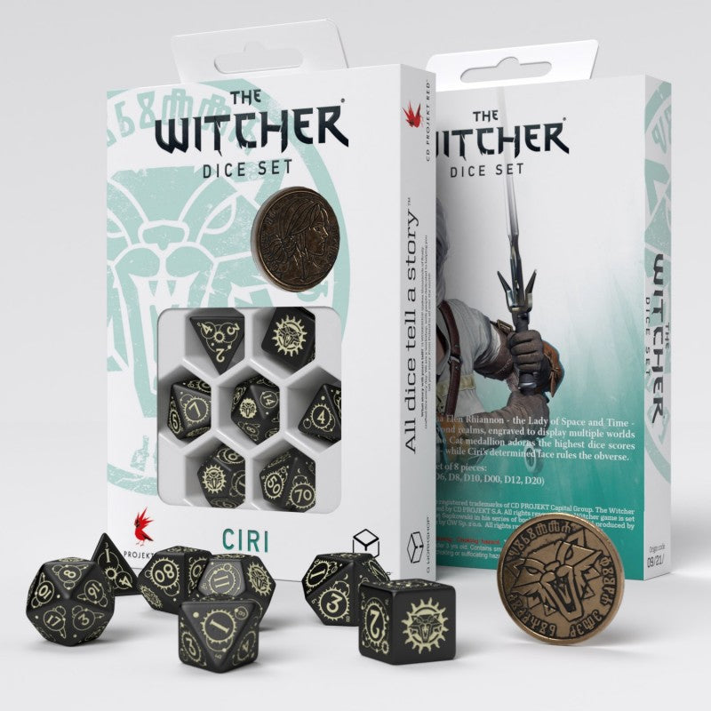 Ciri- The Zireael - The Witcher Dice Set