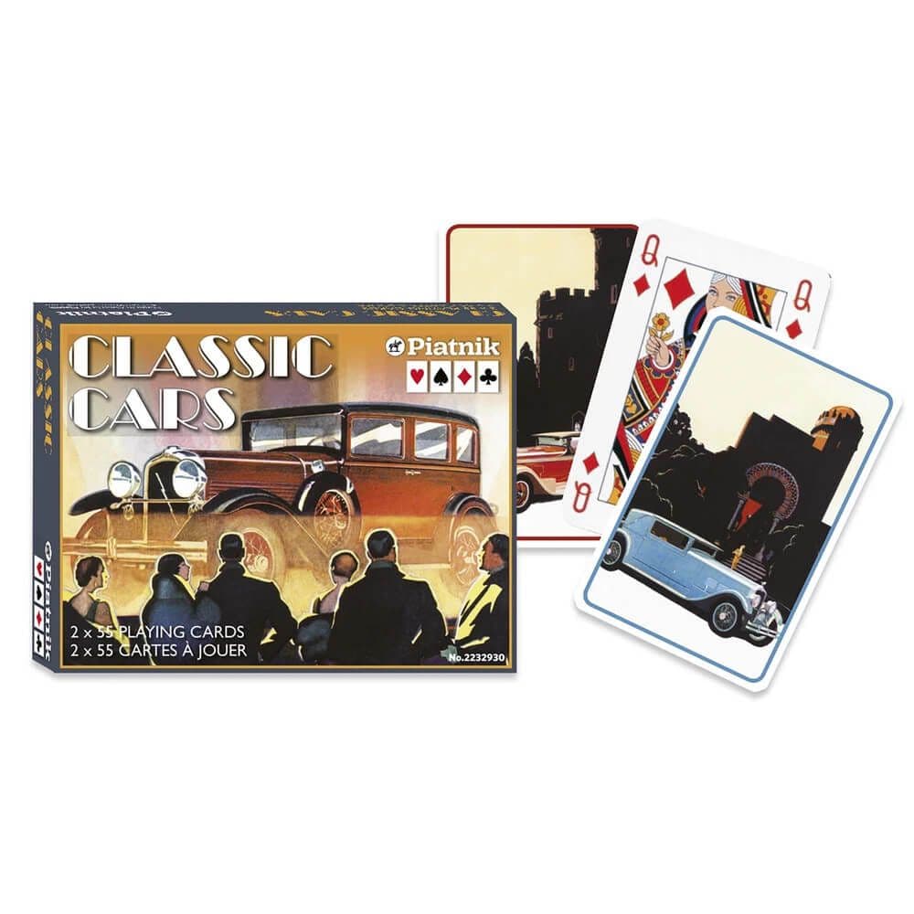 Classic Cars - Piatnik Playing Cards Double Deck