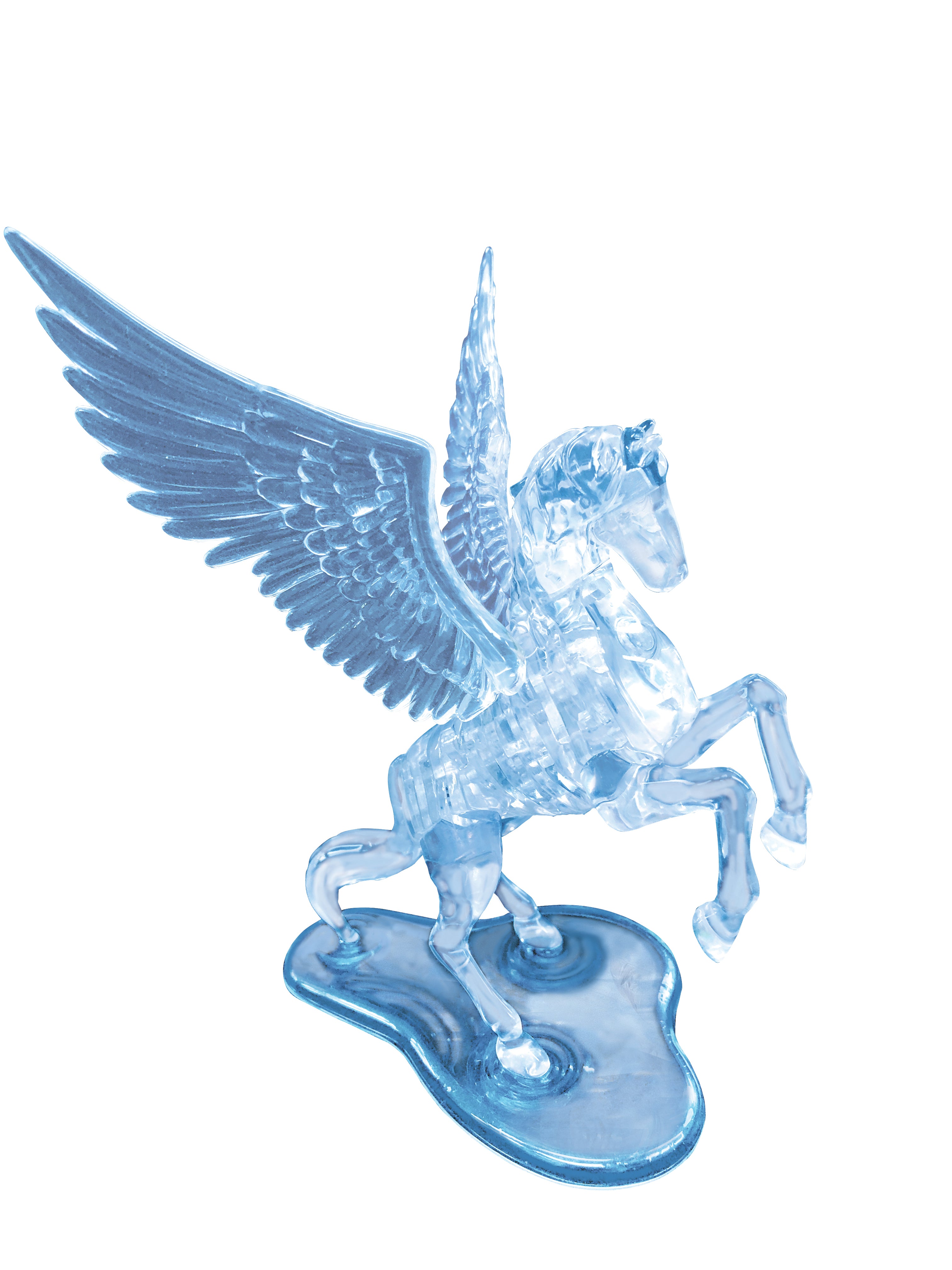Clear Flying Horse - 3D Crystal Puzzle