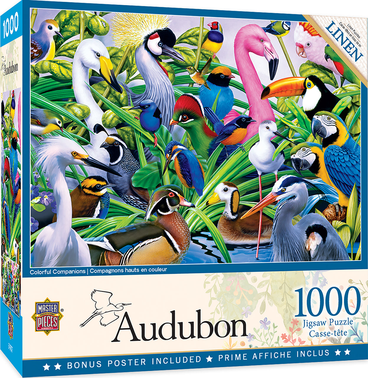 Colorful Companions - Audubon - Masterpieces 1000p