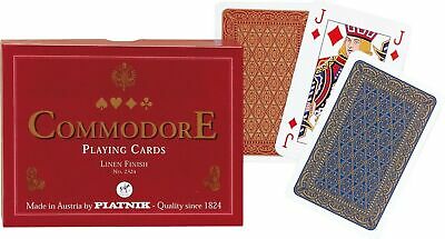 Commodore - Piatnik Playing Cards Double Deck
