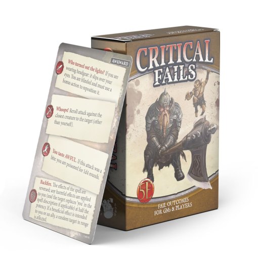 Critical Fail Deck: D&D 5E