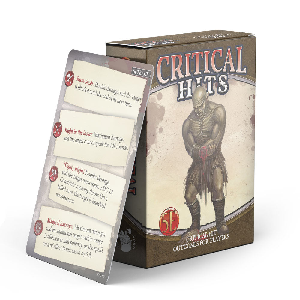 Critical Hit Deck for Players: D&D 5E