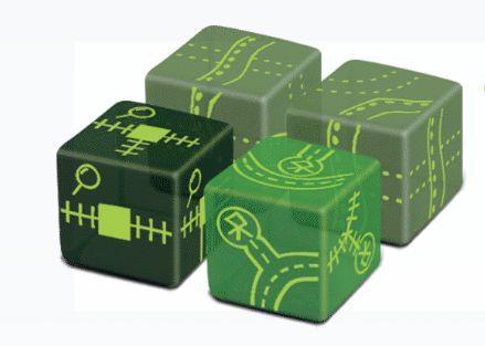 Cthulhu Pack - Railroad Ink Challenge Dice Expansion