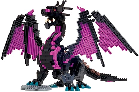 DX Dragon Purple & Black - Nanoblocks