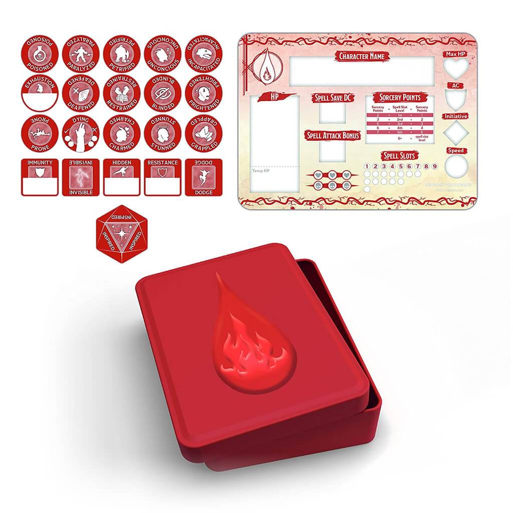 Sorcerer: Dungeons & Dragons Class Token Set