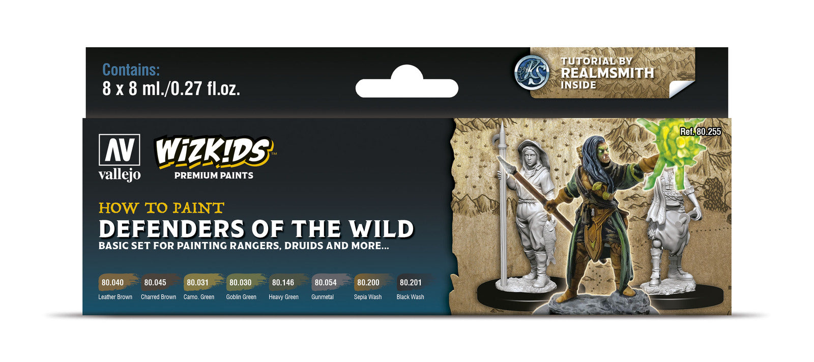 Defenders of the Wild - Wizkids Premium Paint Set by Vallejo