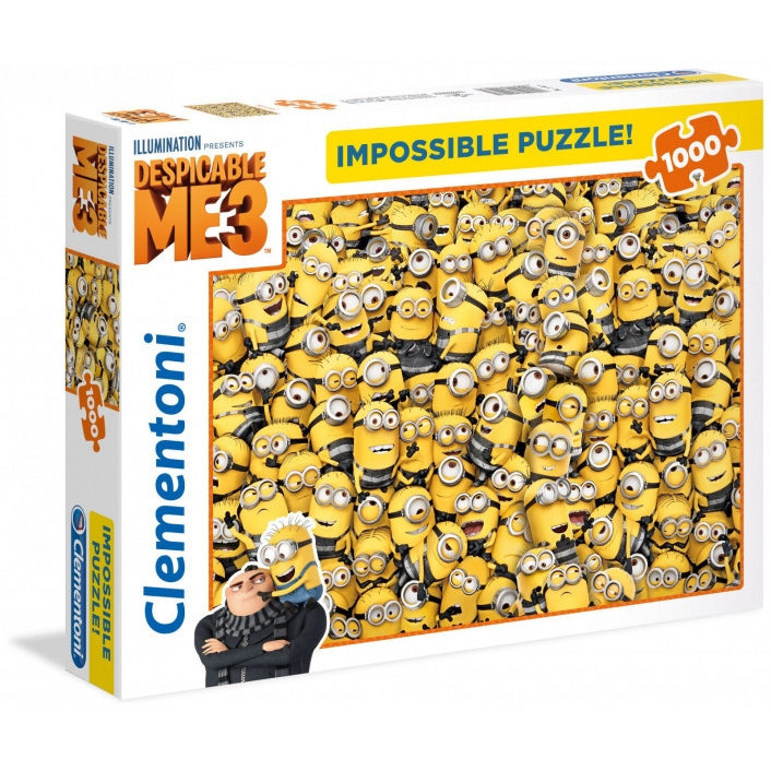 Despicable Me Impossible Puzzle - Clementoni Puzzle 1000pce