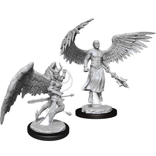 Deva & Erinyes - D&D Nolzurs Marvelous Unpainted Miniatures