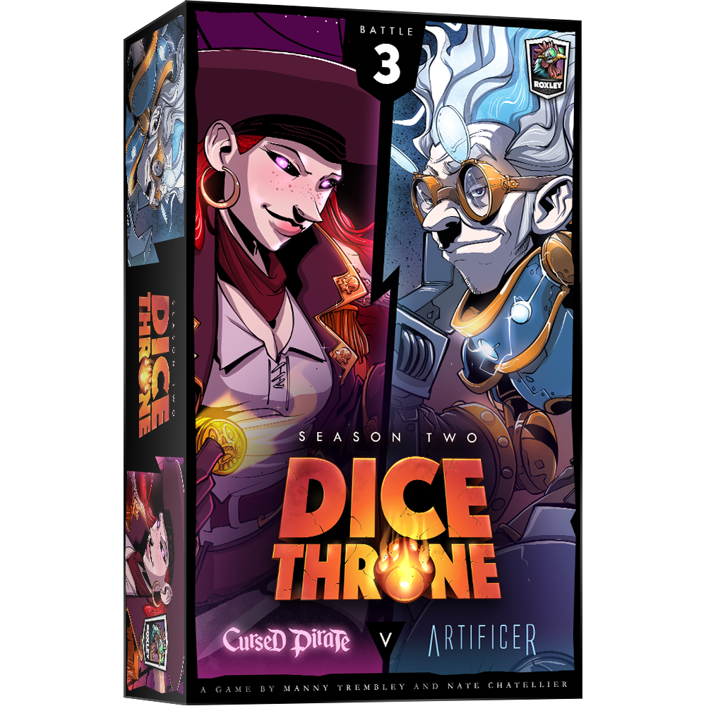 Cursed Pirate v Artificer Battle Box - Dice Throne