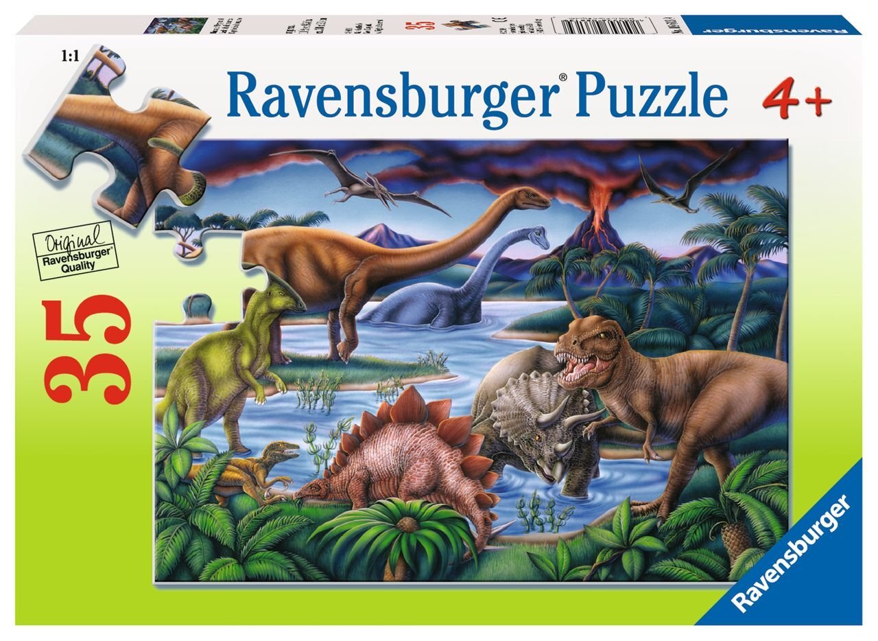 Dinosaur Playground Puzzle 35pc