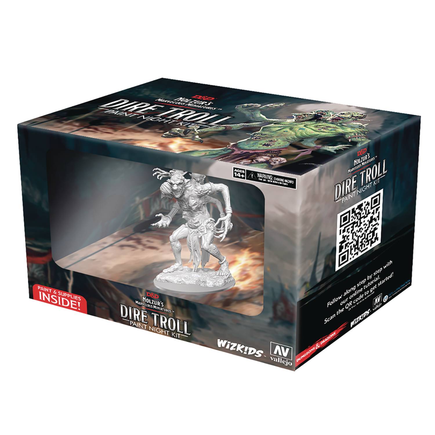 Dire Troll Paint Night Kit - D&D Nolzurs Marvelous Unpainted Miniatures