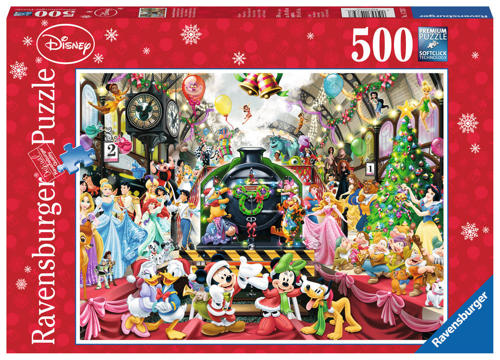 Disney Christmas Train Puzzle 500pc