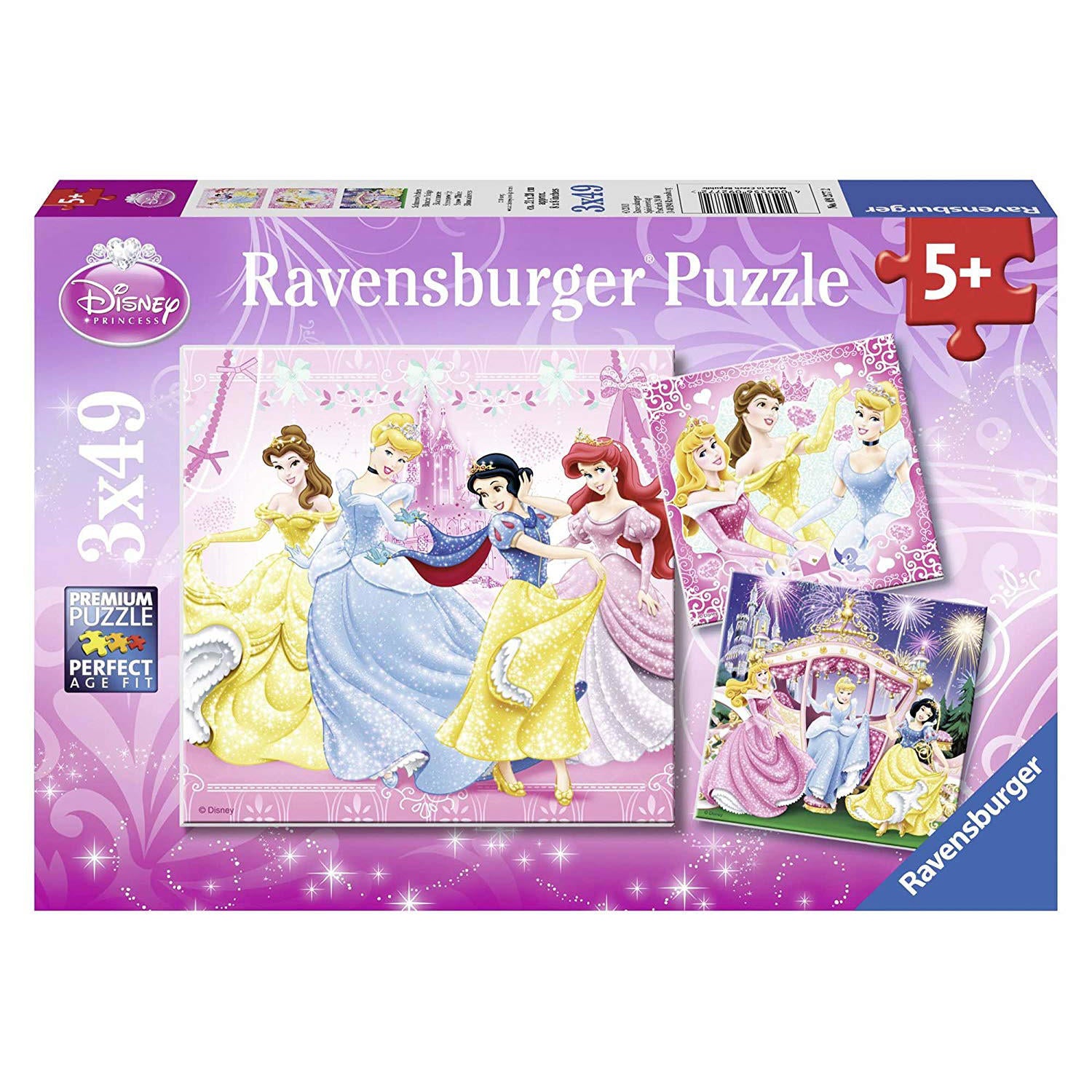 Disney Snow White Puzzle 3x49pc