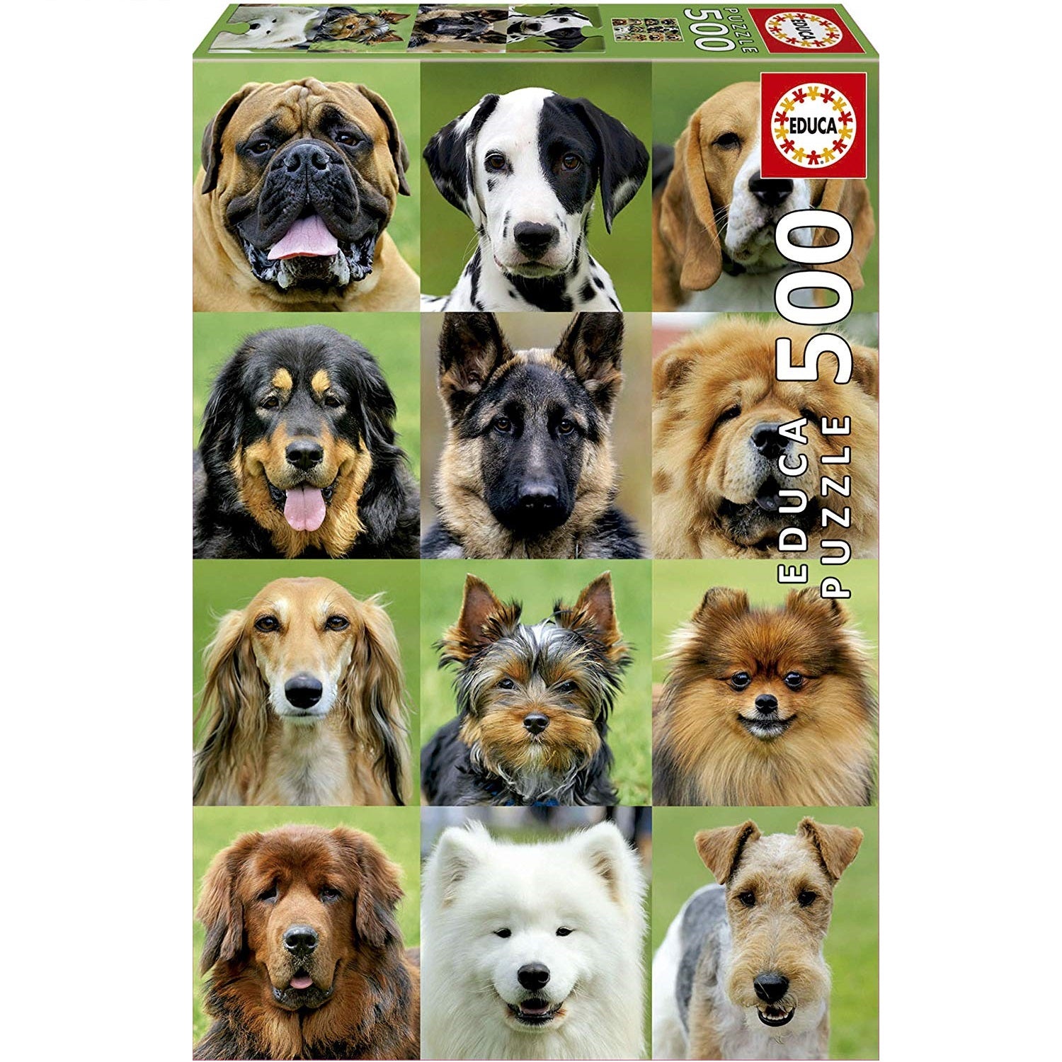 Dogs Collage 500Pc Educa