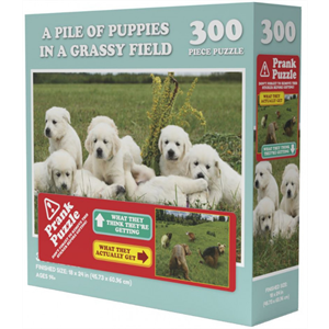 Doing Things Puppies Prank Puzzle 300 pieces