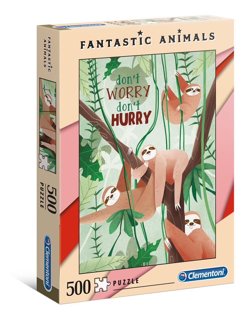 Dont Worry Sloth 500pc — Games World South Australia